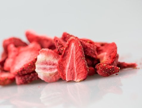 Getrocknete Erdbeere